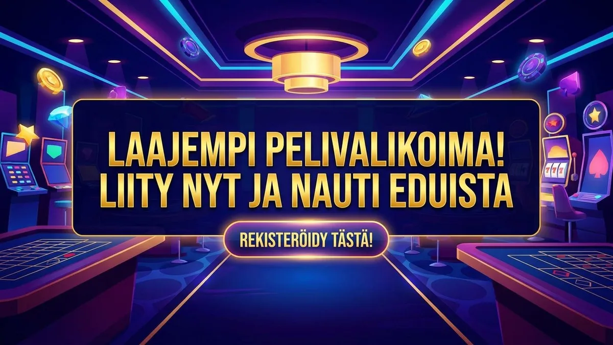 Rekisteröidy bonuksen kanssa